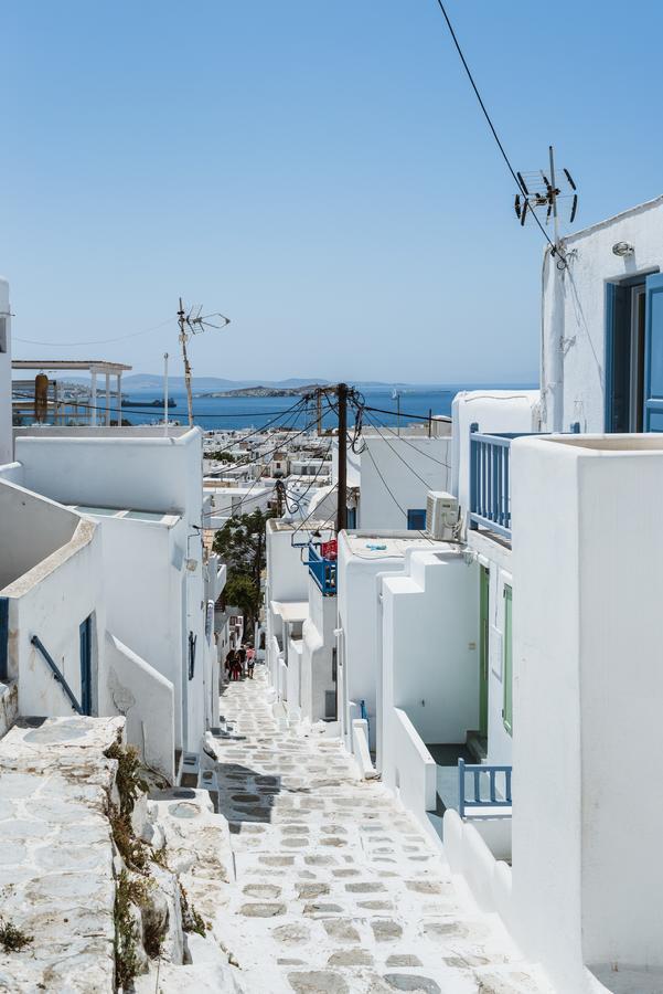 White And Grey Chora Lejlighed Mykonos Town Eksteriør billede