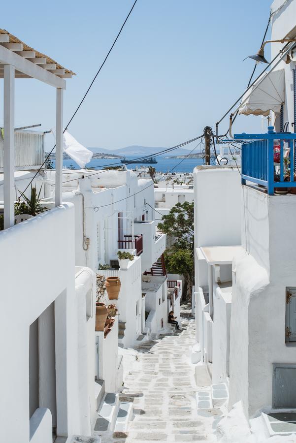 White And Grey Chora Lejlighed Mykonos Town Eksteriør billede